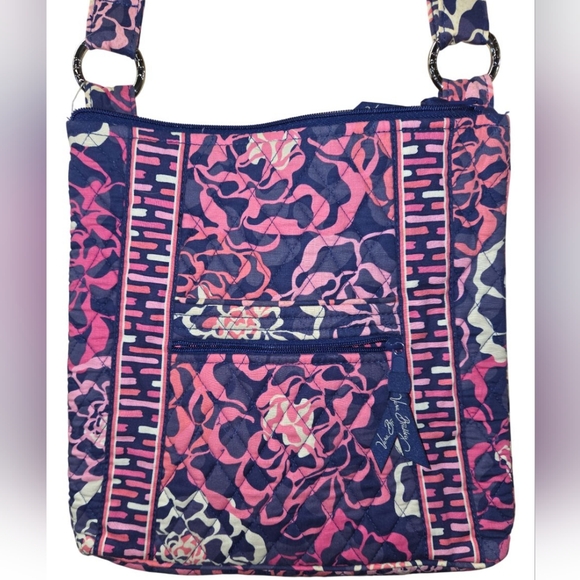 Vera Bradley Pink and Purple Women's Crossbody Bag - Picture 2 of 8